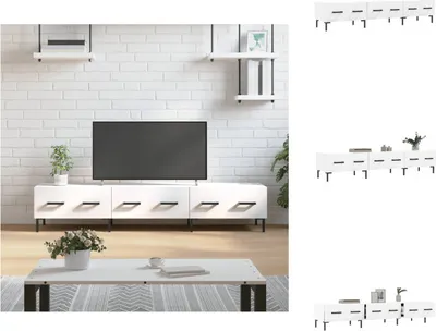Produktbild von vidaXL TV-Schrank Weiß 150x36x30 cm Holzwerkstoff -  TV-Möbel