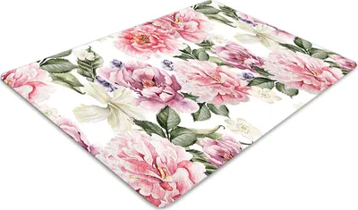 Produktbild von Stuhlunterlage Bürostuhlunterlage 120 cm x 90 cm Bodenmatte Bürostuhlunterlage - Kunst der Blumen