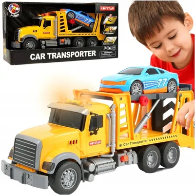 Produktbild von QULKI Abschleppwagen Spielzeug LKW mit Licht & Ton