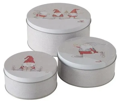 Produktbild von Vorratsdose Bolle, 3 tlg., Set 3, Weihnachtsgebäck Keksdose Weihnachtsdose