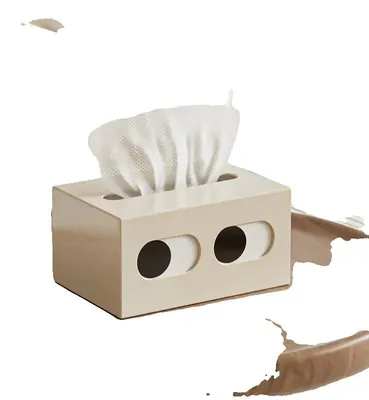 Zdjęcie produktu dla Pudełko na chusteczki, nowoczesny design, trwały materiał, BIAŁE