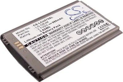 Produktbild von TECHTEK Akku Kompatibel mit [AT&T] 575, für [LG] CU575, Trax cu575, TU575, für [Cingular] TRAX Ersetzt LG-GBJM