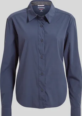 Produktbild von Craghoppers Freeda NosiLife Langarm Hemd für Damen, Größe:36, Farbe:Blue Navy