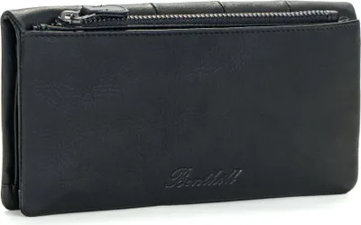 Produktbild von Benthill Portemonnaie Damen Leder RFID | Geldbörse Frauen mit Kartenfächer & Münzfach | Weiche Vintage Clutch Slim Portmonee | Rindsleder Portmonee inkl. Geschenkbox