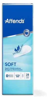 Productafbeelding van Attends Inlegger Soft Ultra Mini (28 Stuks)