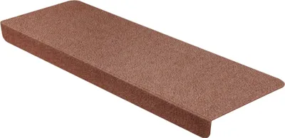 Produktbild von StickandShine Stufenmatte in braun eckig für Treppenstufen, Treppenstufenmatte zum aufkleben