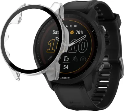 Zdjęcie produktu dla Etui do Garmin Forerunner 955 / 955 Solar - przezroczysta, twarda osłona ekranu Phonillico®