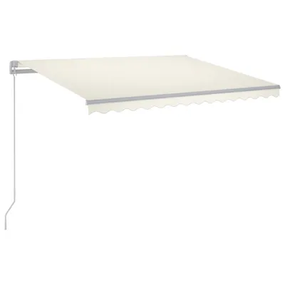Immagine prodotto di vidaXL Tenda a bracci pieghevoli con LED 300x250 cm Crema