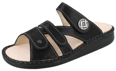 Produktbild von FINN COMFORT Agueda Damen Pantolette schwarz Brina Nubukleder - Größe: 41