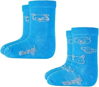 Produktbild von Kinder Socken Set Motiv Outlast® - blau, 30-34 | 20-22 cm