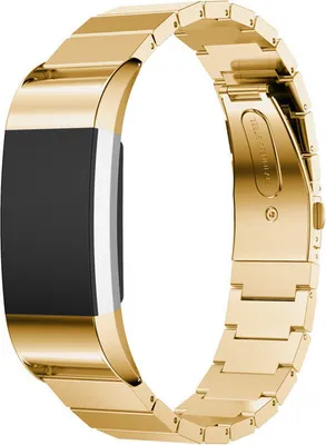 Produktbild von Strap-it Fitbit Charge 2 Armband Metall (Gold)