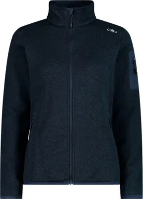 Productafbeelding van CMP Damen fleecejas zonder capuchon, model 3H14746, kleur: nachtblauw, maat: 46