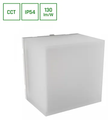 Productafbeelding van SCATOLLO LED Wandlamp 5W, dimbare kleurtemperatuur (CCT), buitenlamp, IP54, wit