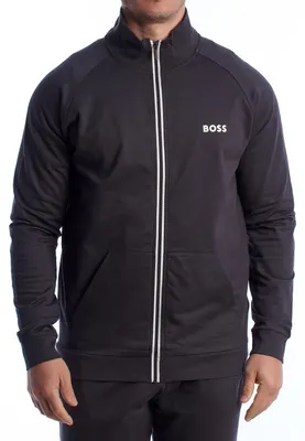 Produktbild von BOSS Herren-Hausjacke mit Reißverschluss 50545564