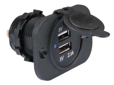 Produktbild von Velleman CC094, Auto, USB, 5 V, 2,1 A, Schwarz