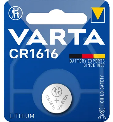 Image de Varta Pile bouton CR1616 3V 55mAh Lithium 1p.
