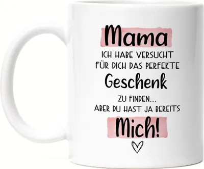 Produktbild von Mama Geschenk Tasse Mit Spruch Muttertag Humor Sarkasmus Geschenkidee Spruch-Tasse