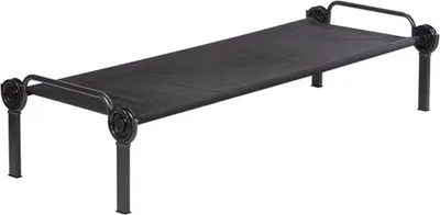 Produktbild von Disc-O-Bed Feldbett ONE XL Einzelbett schwarz 217x97cm bis 150kg Campingbett Campingliege