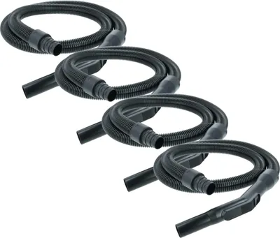 Produktbild von vhbw 4x Universal Ersatz Schlauch für gängige Staubsauger - Flexibel, 1,8 m, Handgriff, 32mm / 35 mm / 38 mm Rundanschluss