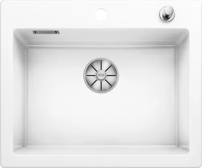 Produktbild von BLANCO PALONA 6, Keramik PuraPlus®, kristallweiß glänzend, mit Ablauffernbedienung