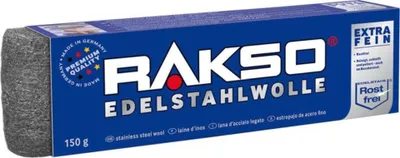 Produktbild von RAKSO Edelstahlwolle Banderole Sorte Fein 1 x 150g