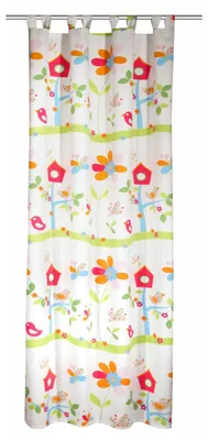 Produktbild von Blickdichter Kinderzimmer-Schlaufenschal Vogelhaus 8 Schlaufen ca. 245 x 135 cm (HxB)