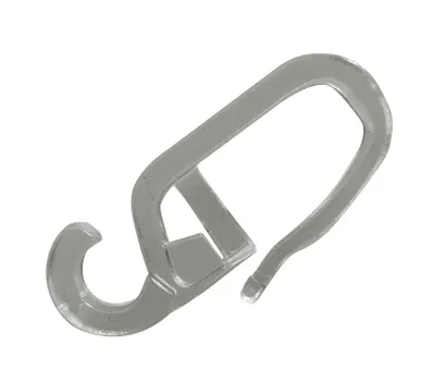 Produktbild von rewagi® 100x Überklipshaken Transparent – 5 mm Öse – Gardinenhaken – Faltenhaken