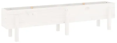 Obrázek produktu pro vidaXL Zvýšená postel bílá 160x30x38 cm z masivního borovicového dřeva