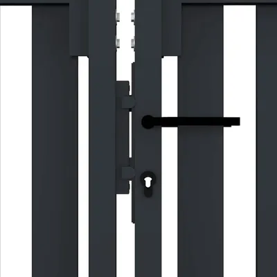 Obrázok produktu pre vidaXL Dvojkrídlová oceľová záhradná brána 300 x 125 cm antracitová