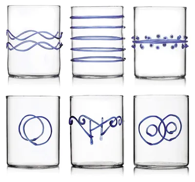 Immagine prodotto di Set di 6 bicchieri DECO, colore blu