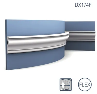 Produktbild von Orac Decor DX174F LUXXUS flexible Türumrandung Sockelleiste Wandleiste 2 m
