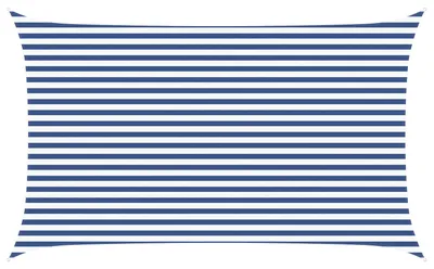 Immagine prodotto di Tenda da sole vidaXL blu e bianca 5 x 3 m, 100% poliestere Oxford