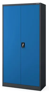 Immagine prodotto di Armadio per archiviazione Armadio per ufficio Armadio in acciaio blu antracite 185x90x40