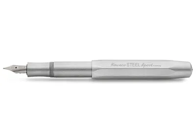 Produktbild von Kaweco STEEL SPORT Füllhalter Edelstahl F
