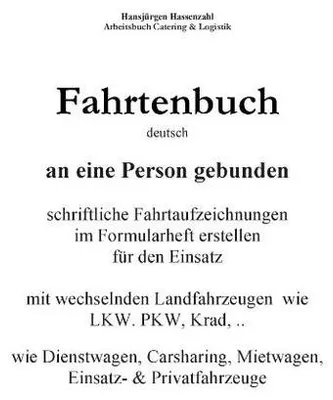 Immagine prodotto di KFZ Fahrtenbuch & Fahrtaufzeichnung Carsharing/Mietwagen