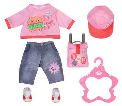 Zdjęcie produktu dla BABY born Snack Shop Outfit 43cm, Zestaw ubrań dla lalek, 3 lat(a)