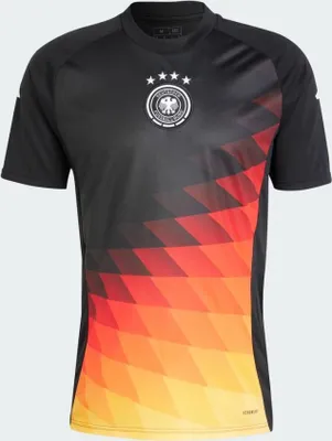 Produktbild von adidas Deutschland DFB EM 2024 Aufwärmtrikot Warm Up Jersey PreMatch black schwarz Größe S