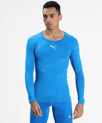 Produktbild von PUMA Herren Liga Baselayer Tee Ls Shirt, Electric Blue Lemonade, S EU
