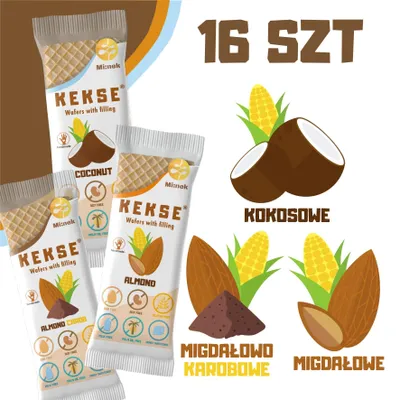 Zdjęcie produktu dla KEKSE MIX wafelków 16 szt