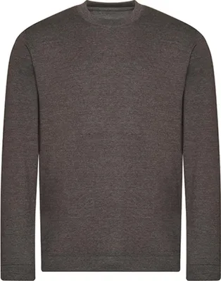 Produktbild von Just Hoods JH230 | Herren Sweat, Organic Sweat, Baumwolle - Farbe: Charcoal (Heather) - Größe: S