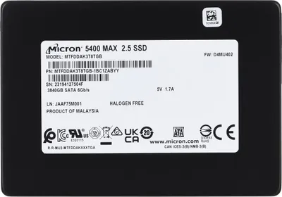 Produktbild von Micron 5400 MAX 3840GB SATA 2.5