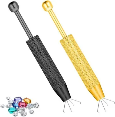 Produktbild von Schmuck Piercing Werkzeug Set schwarz gold 4 Klauen