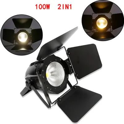 Obrázek produktu pro DMX scénické světlo 2v1 reflektor COB LED 100W scénické osvětlení