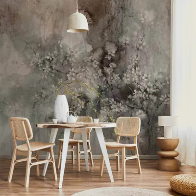 Produktbild von Vlies Fototapete - Gloomy Morning 100x70 cm Blumen b-C-0812-a-a
