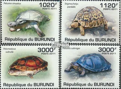 Produktbild von Briefmarken Burundi 2011 Mi 2086-2089 (kompl. Ausgabe) postfrisch Schildkröten