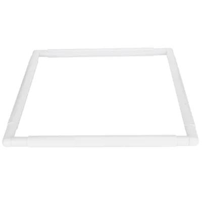 Image de Cadre de broderie de forme carrée,Cercle de broderie,Cadre de couture en plastique,Cadre de point de croix,Fournitures pour travaux d'aiguille