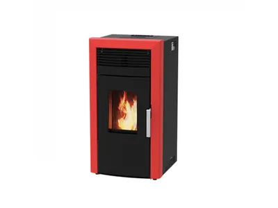 Obrázek produktu pro ALFA PLAM, peletová kamna s výměníkem COMMO 15 ECO 15 kW, červená