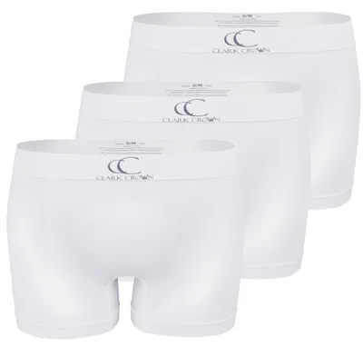 Produktbild von Clark Crown® Boxershorts-Pant 3er Pack Seamless S/M weiß