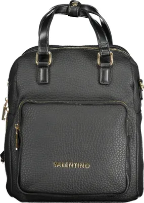 Produktbild von Vielseitiger Damenrucksack: Eleganz in Schwarz mit Recycling-Materialien