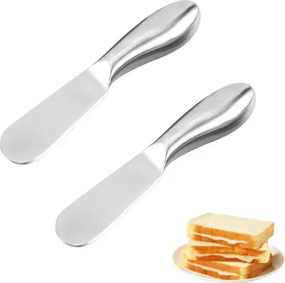 Produktbild von Roestvrijstalen Dessertmessen-Set, klein, 13,5 x 2,3 cm